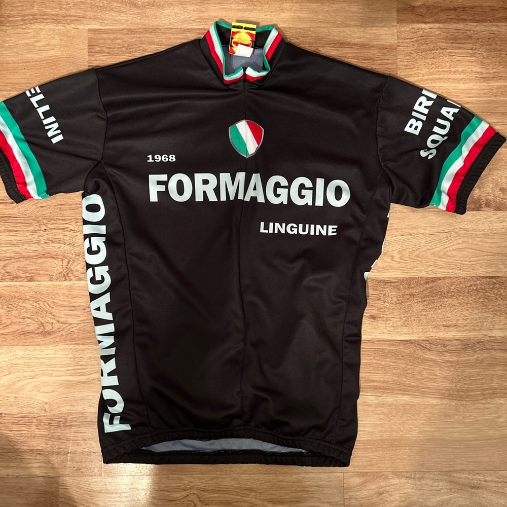 World Jersey Formaggio 1968 retro road Cycling Jersey